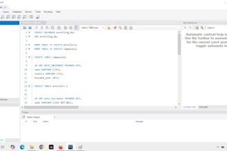 create a basic mysql database and sql queries