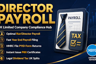 run director payroll year end payroll file p11d form issue p60 dividend tax UK