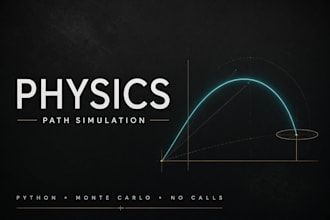 run a monte carlo physics simulation in python