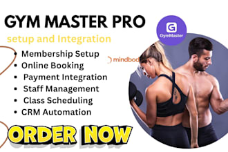 setup gymmaster fitness club pilates mindbodyzen planner wellnessliving fit crm