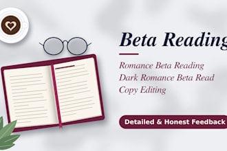 beta reader, romance beta reader, dark romance beta reader, copy editing