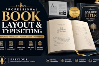 professionally typeset and layout your book for print
