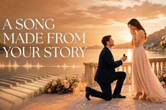 create a personalized wedding or proposal song