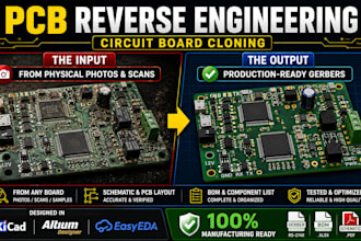 perform pcb reverse engineering and clone your circuit board