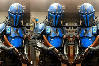 custom wearable cosplay creation 3d cosplay armor anime game movie props for con