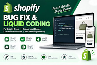 do shopify coding shopify liquid shopify errors, shopify bug fix liquid bug fix