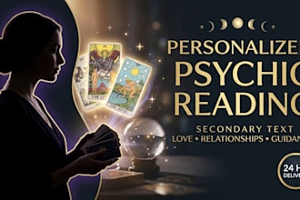provide a personalized psychic reading for love and guidance