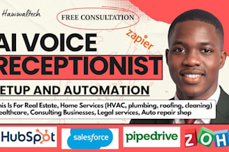 ai voice receptionists synthflow vapi retell twilio google calendar hubspot ghl