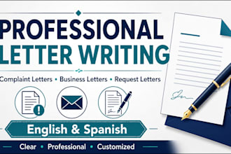 write professional letters and business correspondence