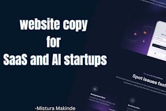 high converting website copy for saas and ai startups