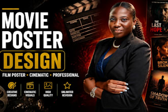 design movie poster, film poster and cinematic movie poster design