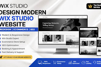 design wix website wix landing page revamp wix website wix seo fix wix bugs