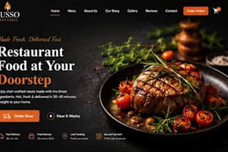 build restaurant website with online ordering menu and reservations website