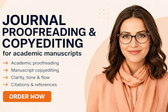 proofread and edit your scientific academic manuscript for journal submission
