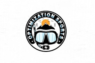 design awesome adventurous sports logo