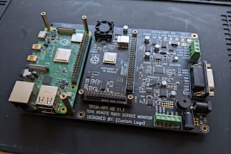 design custom mixed signal raspberry pi 4b pcb tone remote radio monitor devices