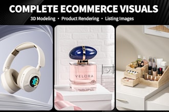 create 3d product renders and ecommerce listing images