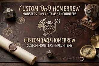 create custom dnd homebrew content for your campaign