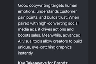 write high quality feature articles and blog posts