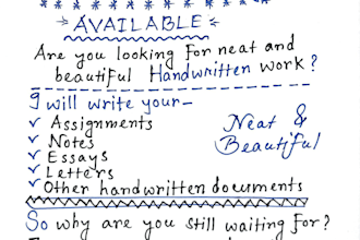 write your notes and assignments
