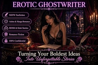 nsfw fanfiction anime kinky romance story erotic novella bdsm manga futa story