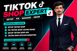 setup tiktok shop, tik tok shop manager, fix tiktok shop issues