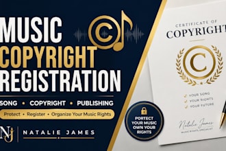 do music copyright, song registration, copyright filing and music publishing