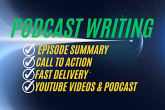 write SEO optimized podcast show notes with timestamps