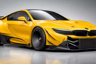 create professional car 3d models, car body design, body kits, concept car, cad
