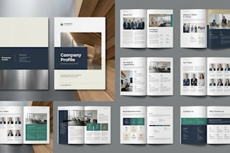 design company profile, business brochure and corporate brochure
