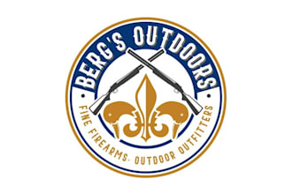 design professional bergs outdoors logo