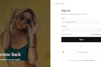 create a full stack website for your business
