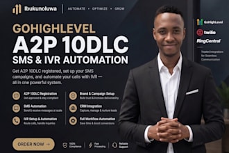 do gohighlevel a2p 10dlc twilio a2p ring central a2p ivr automation a2p expert