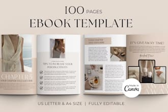 canva ebook, workbook, or lead magnet clean layout