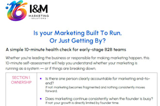 create product messaging and sales enablement for b2b