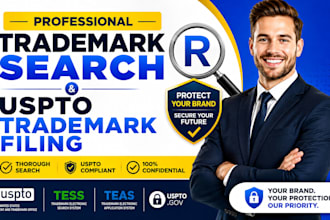 do professional trademark search and uspto trademark filing