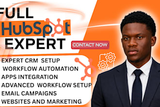 setup hubspot CRM automation workflow integration onboarding zapier gohighlevel