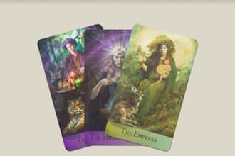 design custom tarot card game, oracle card game, playing card game and tcg card