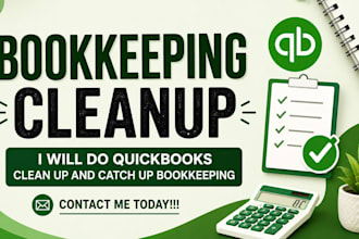 do quickbooks clean up and catch up bookkeeping