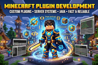 develop custom minecraft plugins, addons, and server features