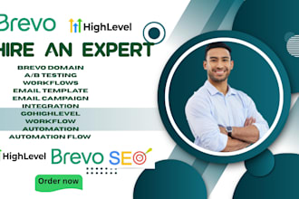setup email automation in brevo and gohighlevel