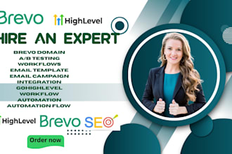 setup email automation in brevo and gohighlevel
