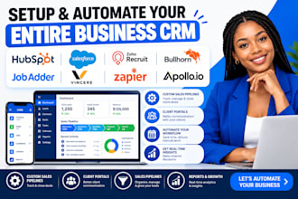 setup hubspot salesforce zoho recruit bullhorn jobadder vincere zapier apollo io