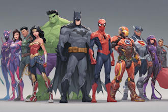 make super hero character design