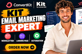 setup convertkit newsletter kit landing page convertkit email marketing expert