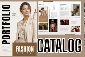 design fashion catalog, product catalogue, digital catalogue and sell sheet