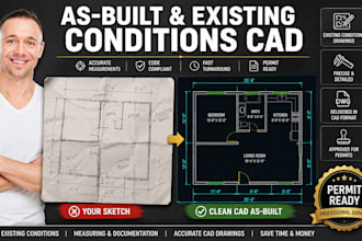 create as built drawings and existing condition blueprints