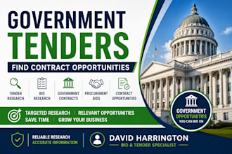find government tenders, procurement bids and contract opportunities
