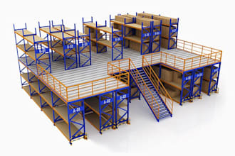 design warehouse racking layout, storage plan and logistics facility cad