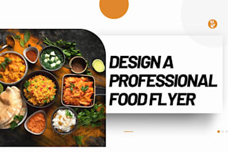 create an attractive and appealing food flyer design for your restaurant